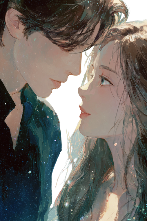 Romantic Fantasy Couple V5 Vinyl Car Decal Sticker – Waterproof & UV-Resistant 4.4