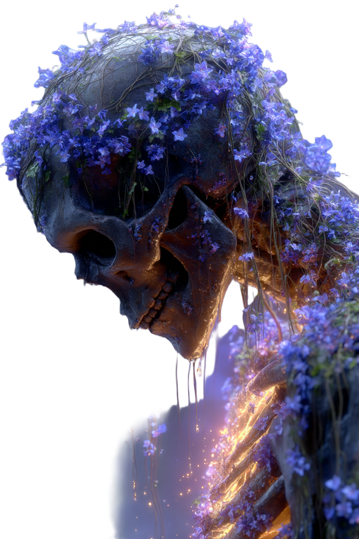 Ethereal Decayed Knight Vinyl Car Decal Sticker – Waterproof & UV-Resistant 8.96"