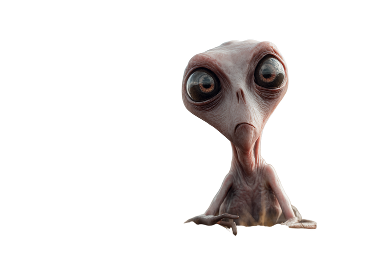 Cute Alien Creature V8 Vinyl Car Decal Sticker – Waterproof & UV-Resistant 2.986666666666667"