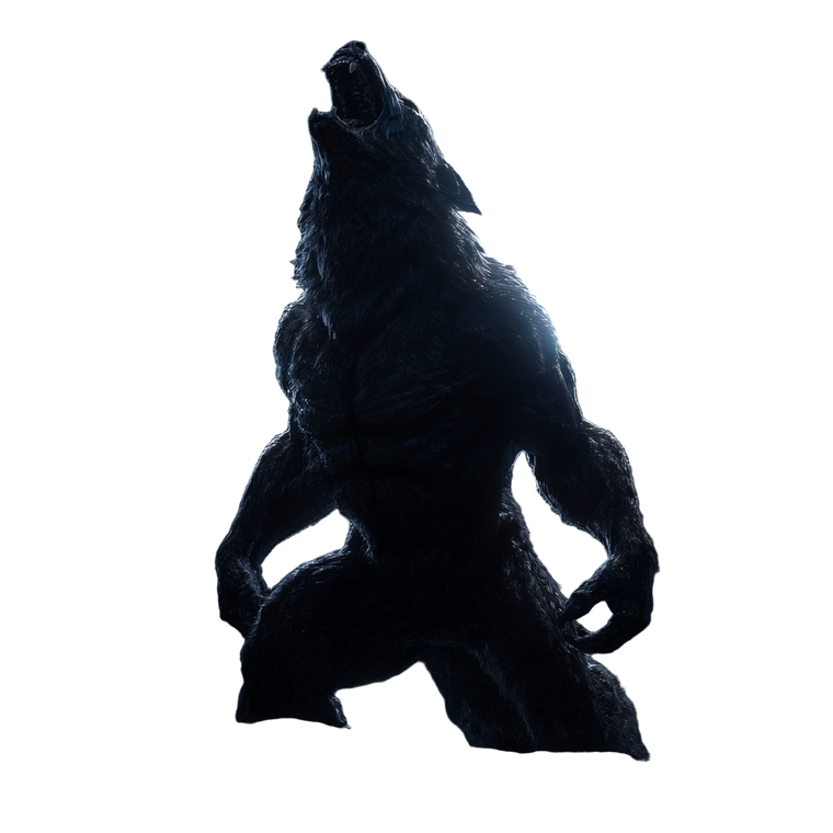 Giant Black Werewolf Vinyl Car Decal Sticker – Waterproof & UV-Resistant 6.826666666666667"