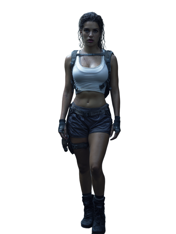 Sci-Fi Survivor Vinyl Car Decal Sticker – Waterproof & UV-Resistant 8.213333333333333"