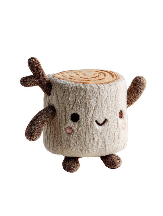 Tree Stump Plush Vinyl Car Decal Sticker – Waterproof & UV-Resistant 4.1066666666666665"