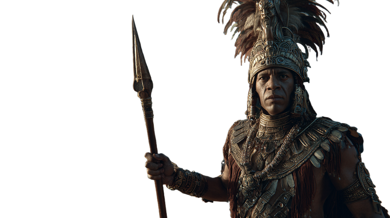 Incan Chief Portrait Vinyl Car Decal Sticker – Waterproof & UV-Resistant 5.4