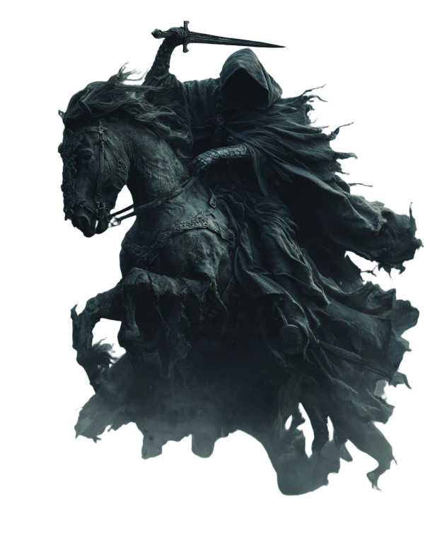 Dark Rider Charge Vinyl Car Decal Sticker – Waterproof & UV-Resistant 8.0"