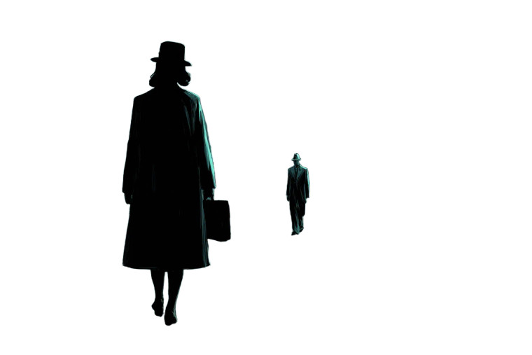 Noir Detective Encounter Vinyl Car Decal Sticker – Waterproof & UV-Resistant 2.986666666666667"