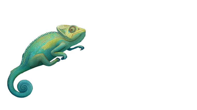 Jungle Chameleon Art Vinyl Car Decal Sticker – Waterproof & UV-Resistant 5.4