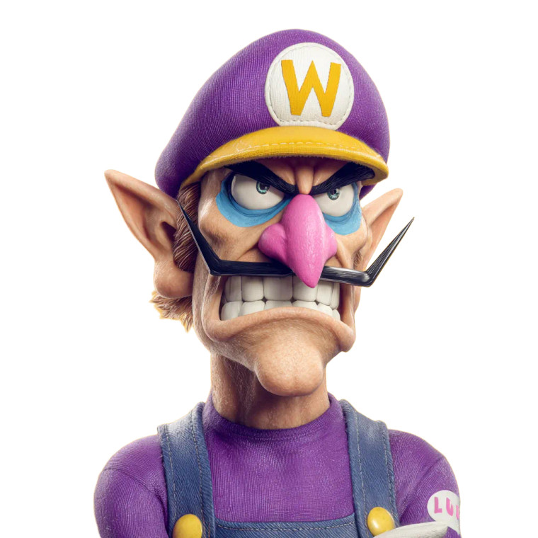 Waluigi In Hat Vinyl Car Decal Sticker – Waterproof & UV-Resistant 3.4133333333333336"