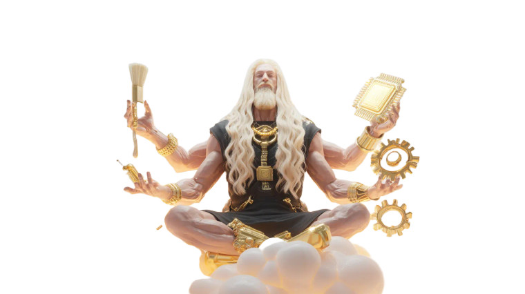 Divine Creative Figure Vinyl Car Decal Sticker – Waterproof & UV-Resistant 5.4
