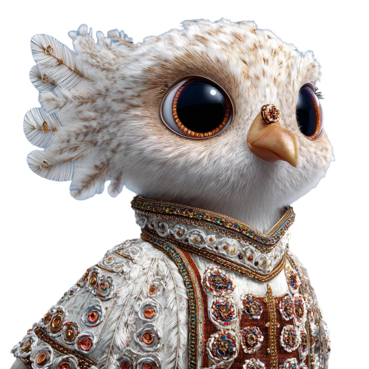 Cartoon Bird V4 Vinyl Car Decal Sticker – Waterproof & UV-Resistant 3.4133333333333336"