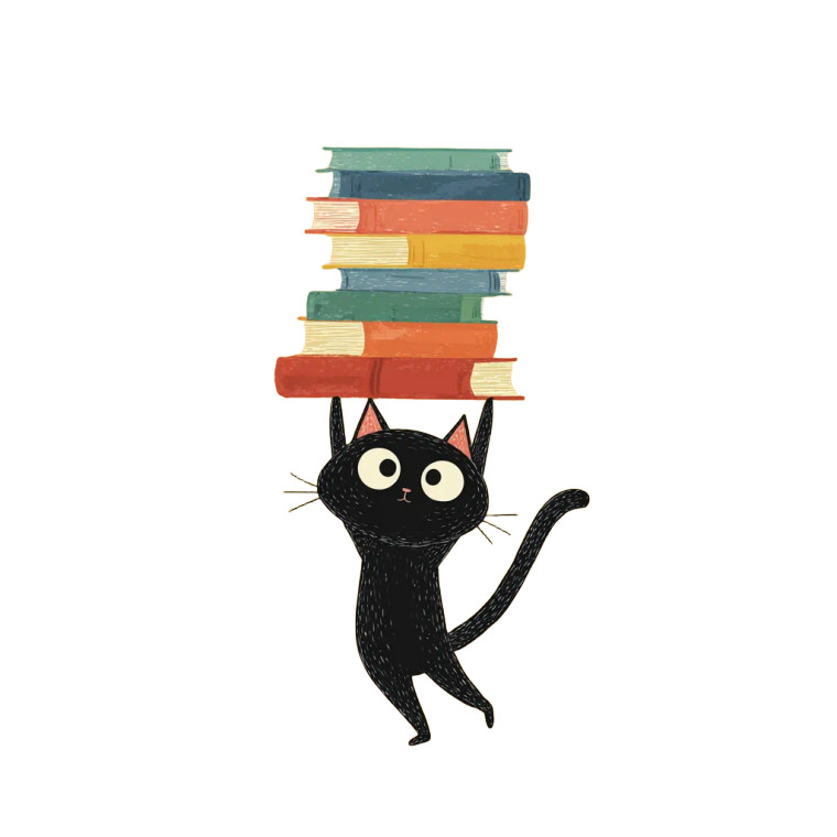 Whimsical Stacking Cat Vinyl Car Decal Sticker – Waterproof & UV-Resistant 3.4133333333333336"