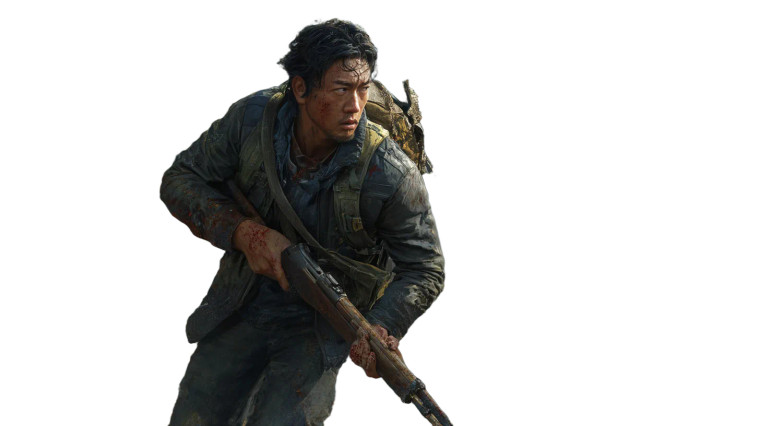 Fleeing Survivor Vinyl Car Decal Sticker – Waterproof & UV-Resistant 2.72"