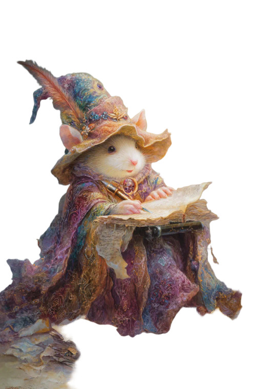 Wizard Dormouse Author Vinyl Car Decal Sticker – Waterproof & UV-Resistant 4.4