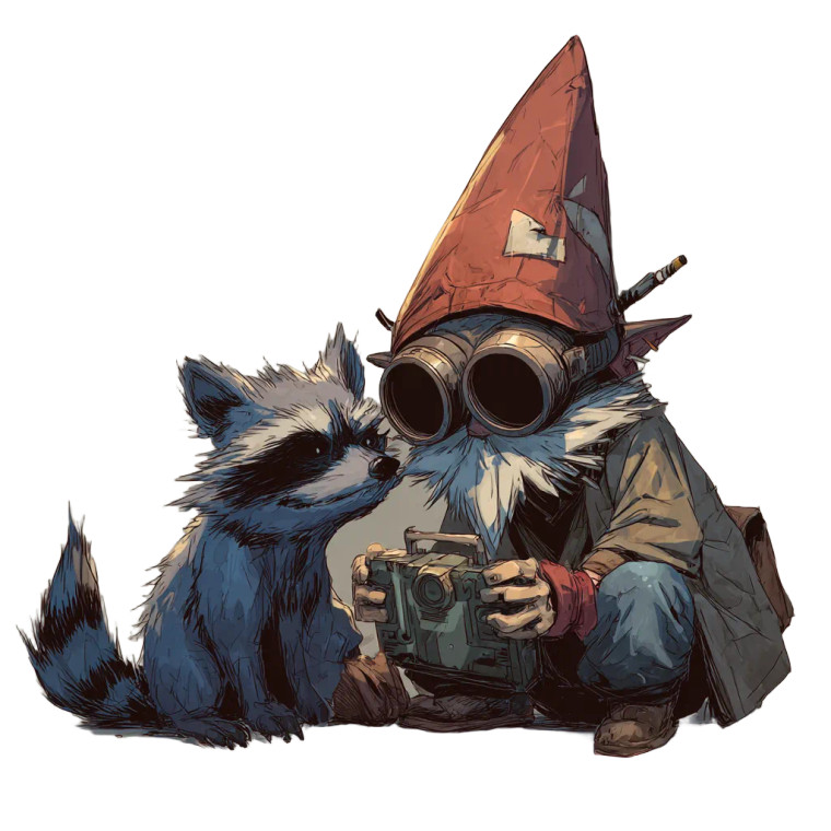 Creepy Cute Gnome Vinyl Car Decal Sticker – Waterproof & UV-Resistant 3.4133333333333336"