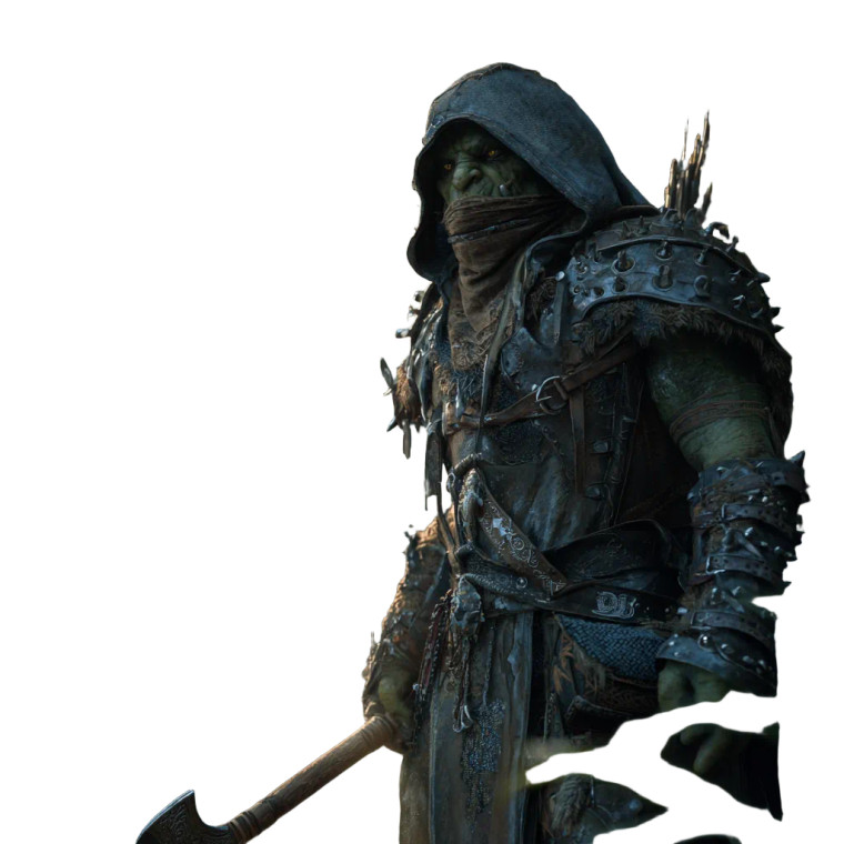 Orc Ranger V2 Vinyl Car Decal Sticker – Waterproof & UV-Resistant 3.4133333333333336"
