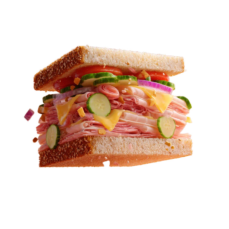 Sandwich Vinyl Car Decal Sticker – Waterproof & UV-Resistant 3.4133333333333336"