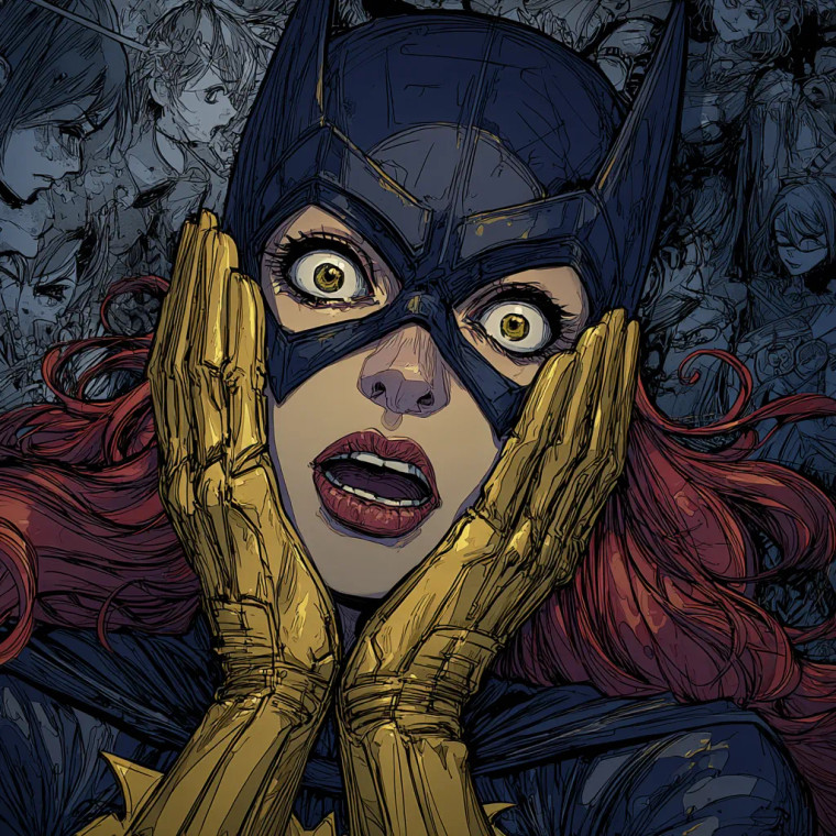 Batgirl Hypnotized Vinyl Car Decal Sticker – Waterproof & UV-Resistant 3.4133333333333336"