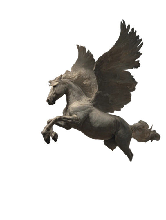 Pegasus Art Vinyl Car Decal Sticker – Waterproof & UV-Resistant 8.213333333333333"