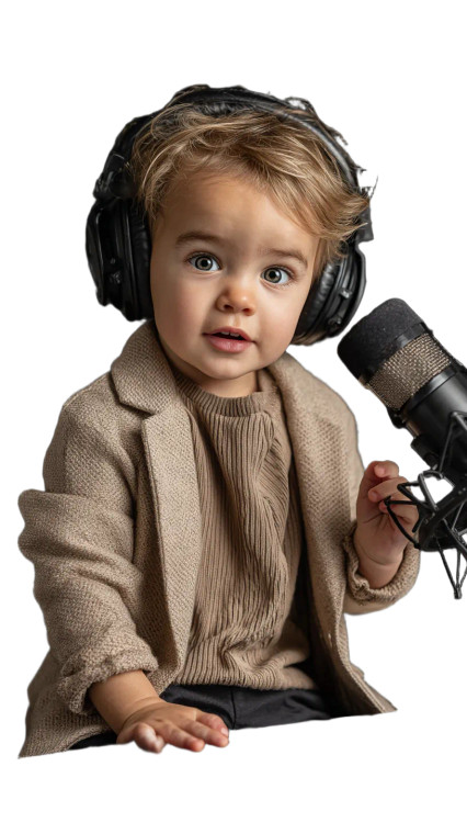 Podcast Baby Pro V2 Vinyl Car Decal Sticker – Waterproof & UV-Resistant 4.8533333333333335"