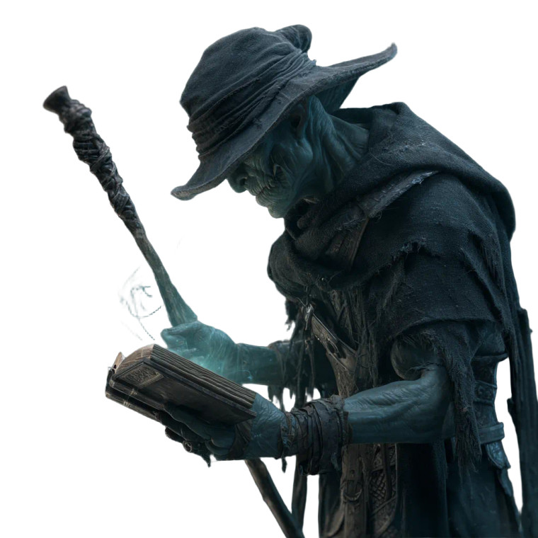 Shadowy Half Orc Vinyl Car Decal Sticker – Waterproof & UV-Resistant 3.4133333333333336"