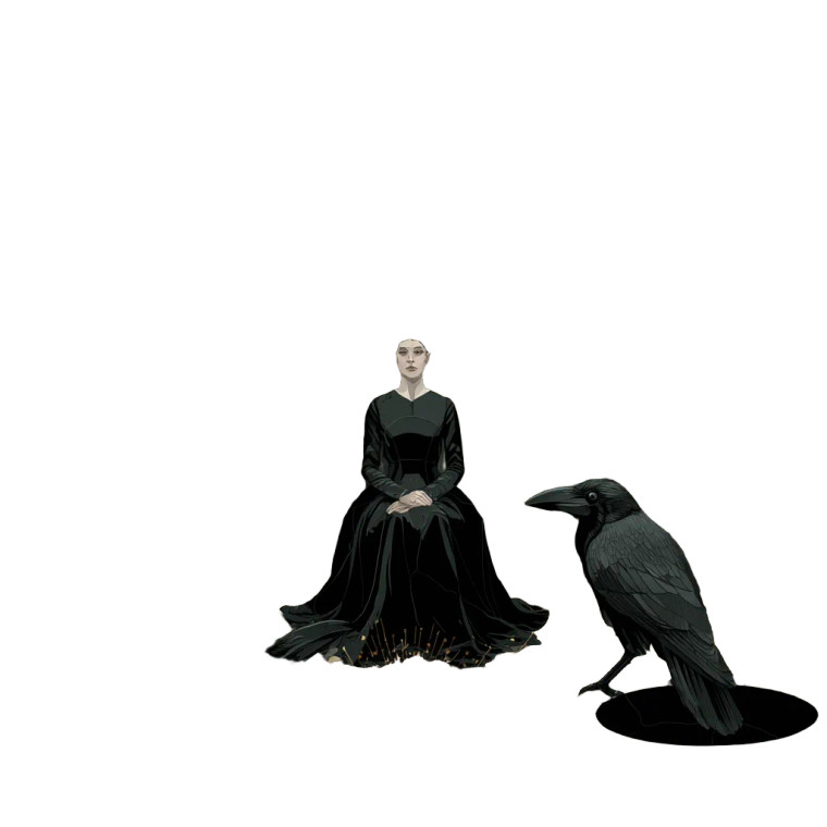 Surreal Throne Scene Vinyl Car Decal Sticker – Waterproof & UV-Resistant 6.826666666666667"