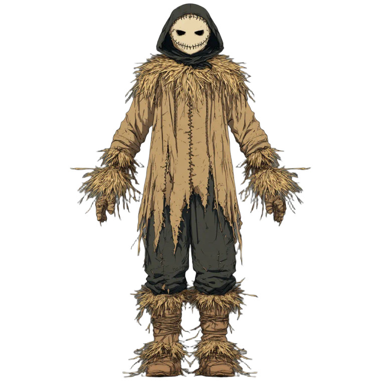 Scarecrow Character Vinyl Car Decal Sticker – Waterproof & UV-Resistant 6.826666666666667"