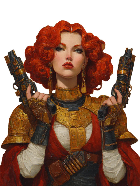 Space Pirate Queen Vinyl Car Decal Sticker – Waterproof & UV-Resistant 4.1066666666666665"