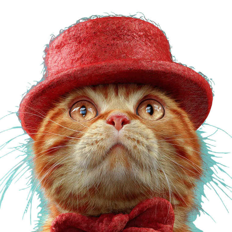 Red Cat Hat V2 Vinyl Car Decal Sticker – Waterproof & UV-Resistant 3.4133333333333336"