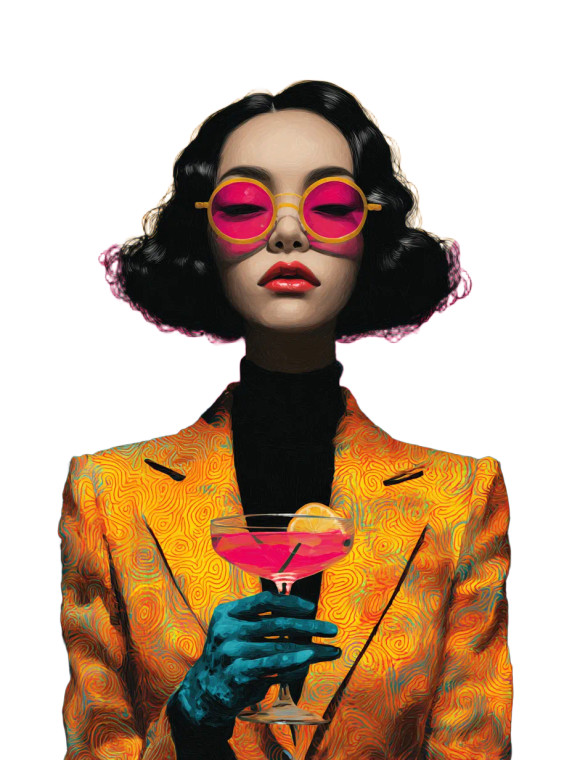 Lounge Woman Vinyl Car Decal Sticker – Waterproof & UV-Resistant 4.1066666666666665"