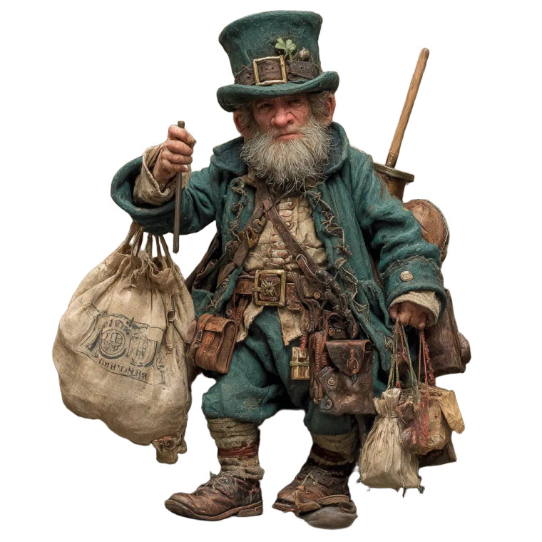 Leprous Leprechaun Vinyl Car Decal Sticker – Waterproof & UV-Resistant 3.4133333333333336"