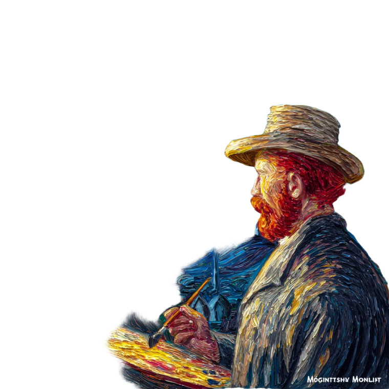 Van Gogh'S Dream Vinyl Car Decal Sticker – Waterproof & UV-Resistant 6.826666666666667"