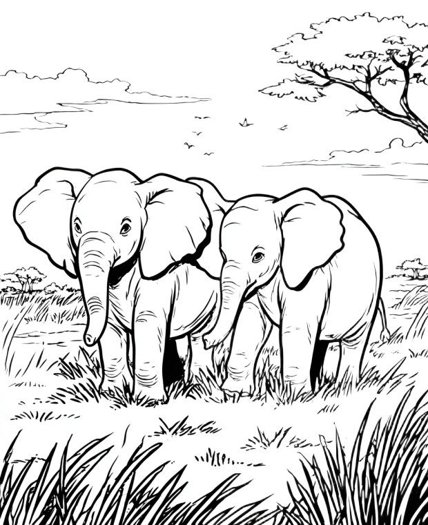Disney Style Elephants Vinyl Car Decal Sticker – Waterproof & UV-Resistant 4.05333333333333