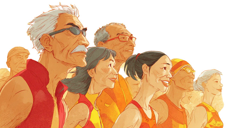 Heroic Triathlon Elders Vinyl Car Decal Sticker – Waterproof & UV-Resistant 2.72"