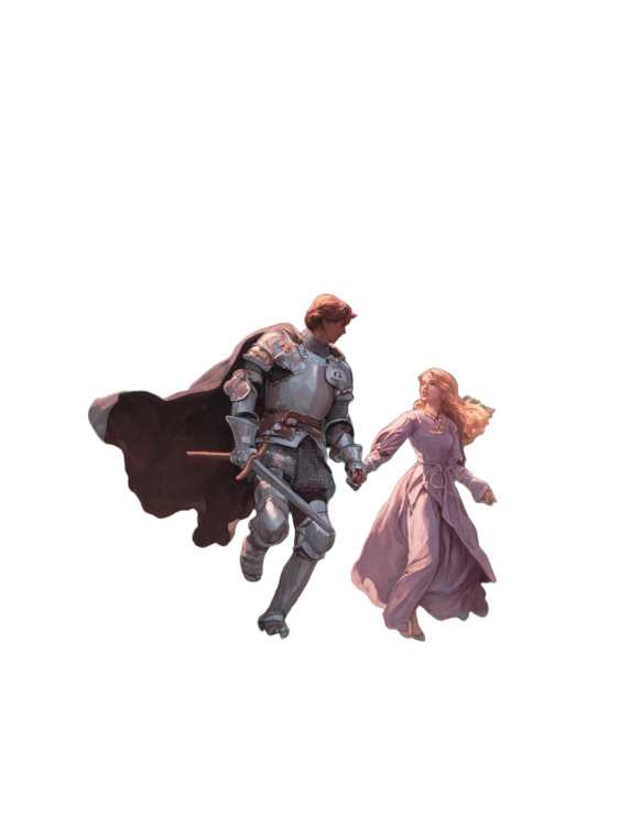 Fantasy Knight Rescue V3 Vinyl Car Decal Sticker – Waterproof & UV-Resistant 8.213333333333333"