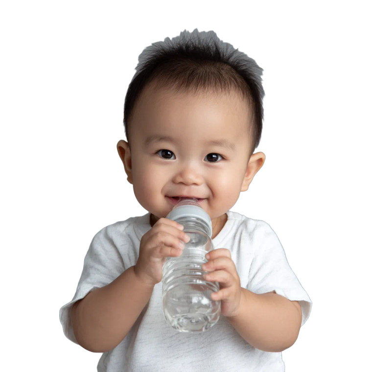 Smiling Chinese Baby Vinyl Car Decal Sticker – Waterproof & UV-Resistant 3.4133333333333336"