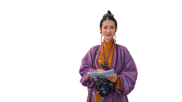 Time-Traveling Journalist Vinyl Car Decal Sticker – Waterproof & UV-Resistant 2.72"