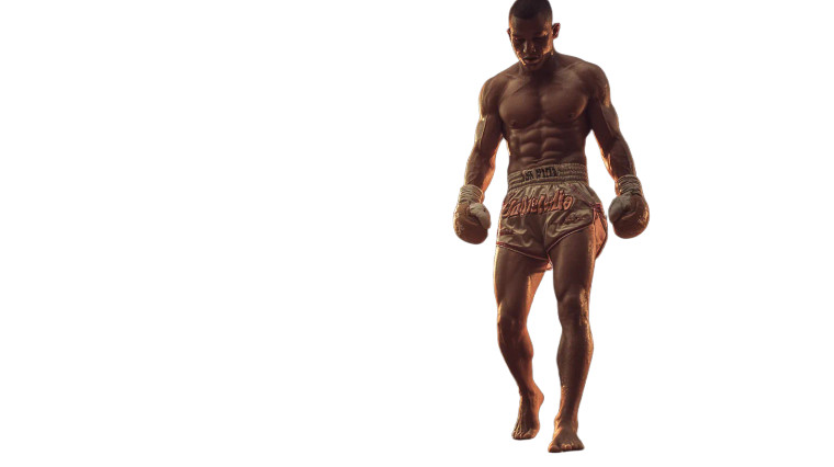 Muay Thai Sunset Vinyl Car Decal Sticker – Waterproof & UV-Resistant 5.4