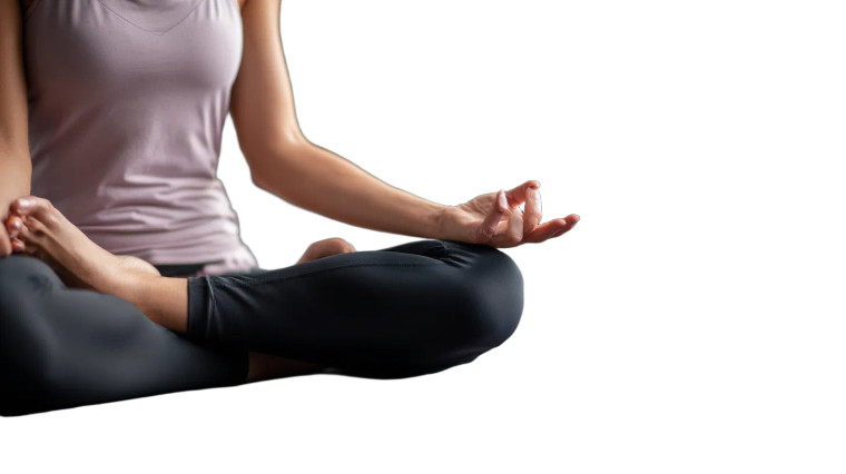 Yoga Woman V11 Vinyl Car Decal Sticker – Waterproof & UV-Resistant 2.72"