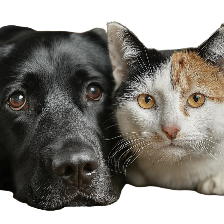 Dog And Cat Harmony V2 Vinyl Car Decal Sticker – Waterproof & UV-Resistant 6.826666666666667"