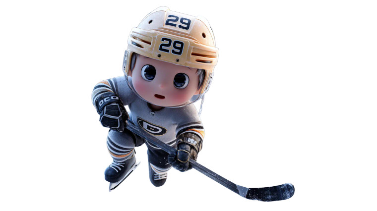 Young Hockey Player V11 Vinyl Car Decal Sticker – Waterproof & UV-Resistant 5.4