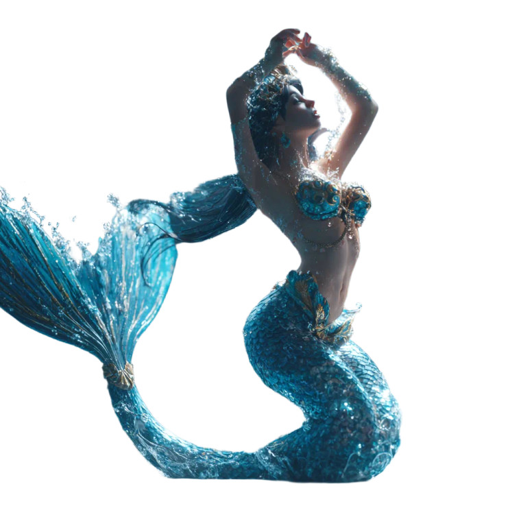Realistic Mermaid Vinyl Car Decal Sticker – Waterproof & UV-Resistant 3.4133333333333336"