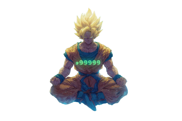 Super Saiyan Goku V93 Vinyl Car Decal Sticker – Waterproof & UV-Resistant 2.986666666666667"