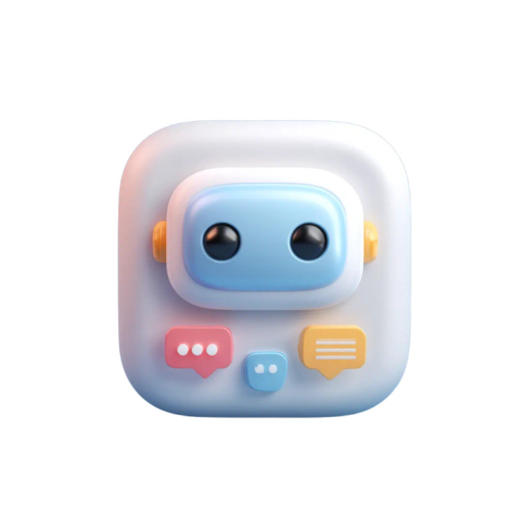 Robot Head Icon Vinyl Car Decal Sticker – Waterproof & UV-Resistant 6.826666666666667"