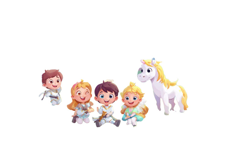 Whimsical Garden Scene V2 Vinyl Car Decal Sticker – Waterproof & UV-Resistant 2.986666666666667"