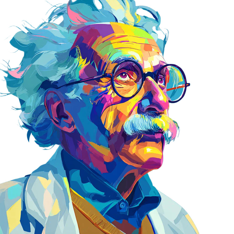 Genius Researcher Vinyl Car Decal Sticker – Waterproof & UV-Resistant 3.4133333333333336"