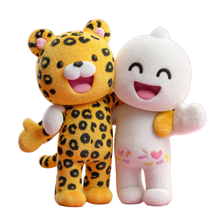 Cute Cartoon Embrace Vinyl Car Decal Sticker – Waterproof & UV-Resistant 3.4133333333333336"