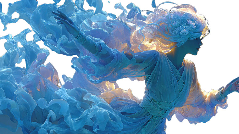 Ethereal Sylphide Vinyl Car Decal Sticker – Waterproof & UV-Resistant 5.4