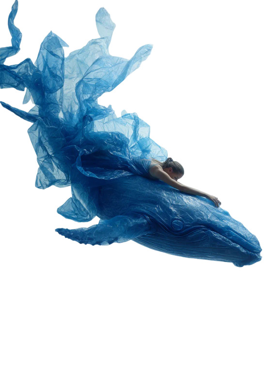 Dreamlike Whale Encounter Vinyl Car Decal Sticker – Waterproof & UV-Resistant 4.1066666666666665"