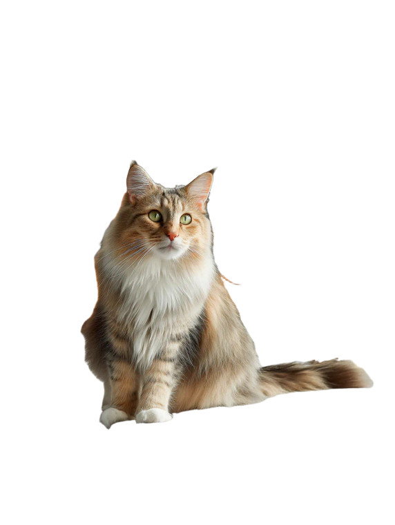 Majestic Forest Cat Vinyl Car Decal Sticker – Waterproof & UV-Resistant 8.213333333333333"