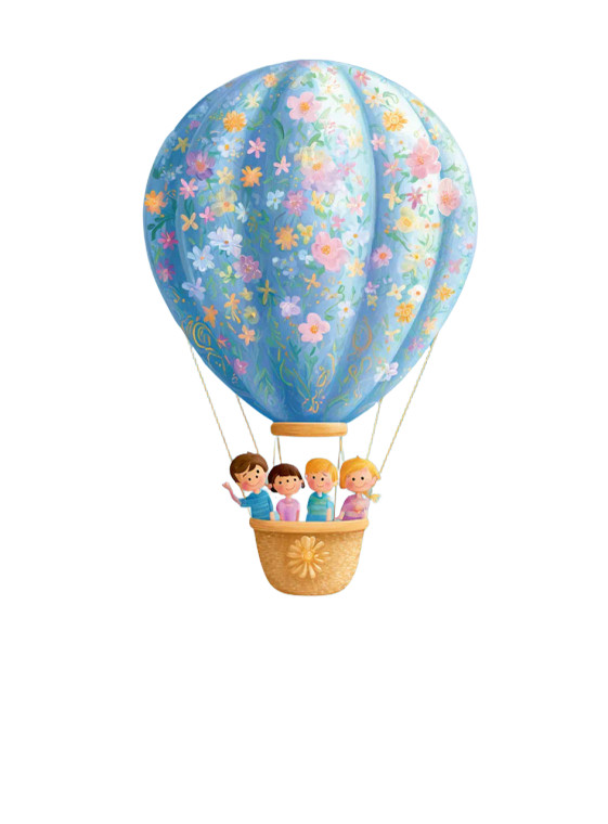 Joyful Balloon Ride Vinyl Car Decal Sticker – Waterproof & UV-Resistant 4.266666666666667"