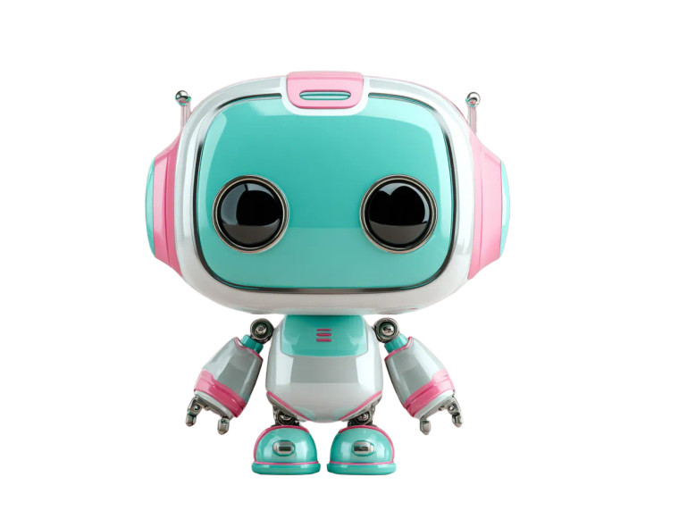 Friendly Robot Avatar V2 Vinyl Car Decal Sticker – Waterproof & UV-Resistant 6.1866666666666665"